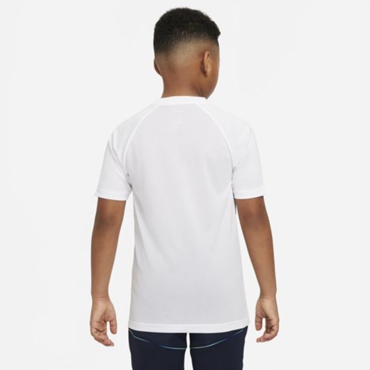 Koszulka piłkarska z krótkim rękawem dla dużych dzieci Nike Dri-FIT CR7 - Biel Nike S Nike poland