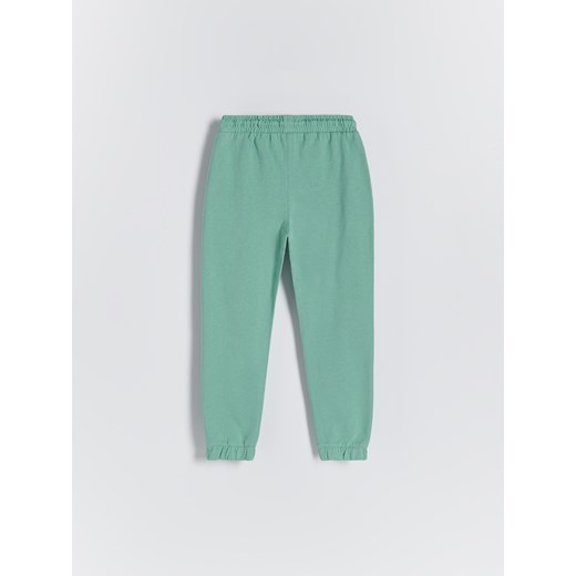 Reserved - Dzianinowe spodnie dresowe - Zielony Reserved 170 Reserved