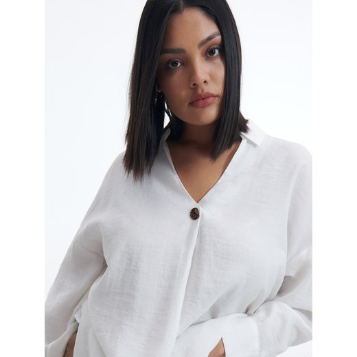 Reserved - Koszula z Tencelu™ Modalu - Kremowy Reserved XS Reserved