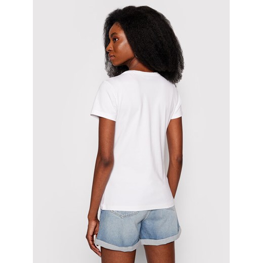 Calvin Klein Jeans T-Shirt Monogram J20J217166 Biały Slim Fit XS okazja MODIVO