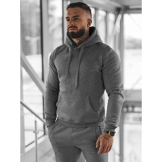 KOMPLET DRESOWY MĘSKI GRAFITOWY OZONEE JS/68C10381/5Z Ozonee L ozonee.pl wyprzedaż