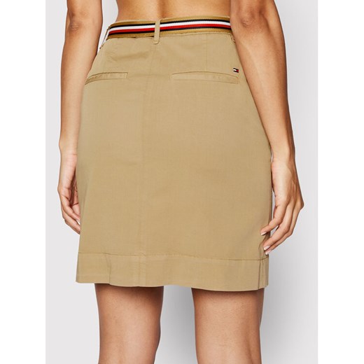 Tommy Hilfiger Spódnica mini Chino WW0WW34702 Beżowy Regular Fit Tommy Hilfiger 40 MODIVO