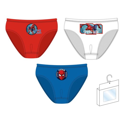 Disney majtki chłopięce 3pack Spiderman 2200007407 98 - 104 wielokolorowe Disney 104 - 110 Mall