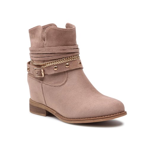 DeeZee Botki WS2991-08 Beżowy 37 MODIVO okazja