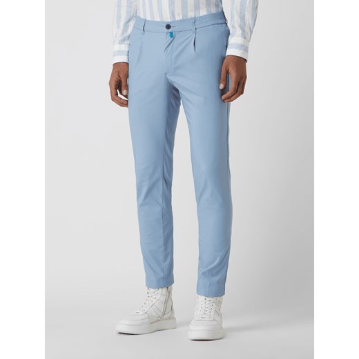 Spodnie sportowe z zakładkami w pasie model ‘Lyon’ — ‘Futureflex’ Pierre Cardin 33/32 Peek&Cloppenburg 