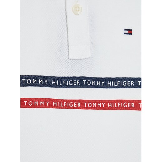 Tommy Hilfiger Polo Tape KB0KB07366 D Biały Regular Fit Tommy Hilfiger 10Y MODIVO