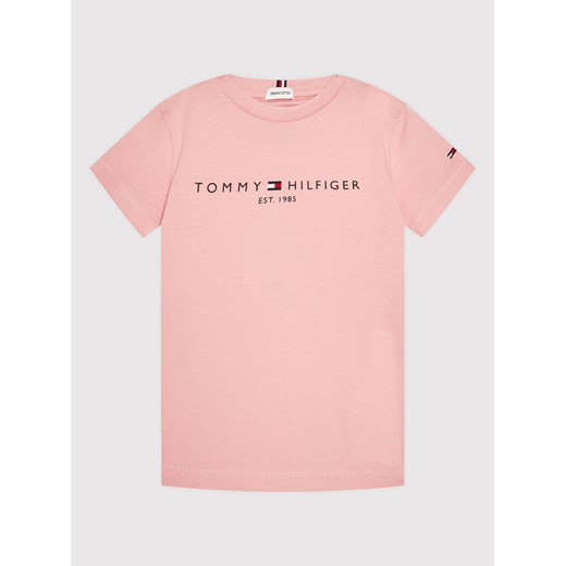 Tommy Hilfiger T-Shirt Essential KS0KS00201 M Różowy Regular Fit Tommy Hilfiger 6Y MODIVO