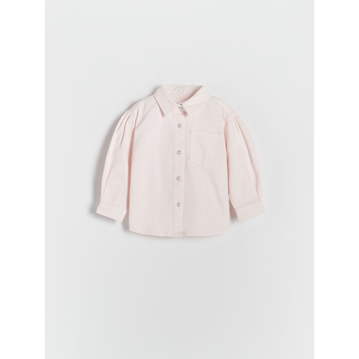 Reserved - Denimowa koszula - Różowy Reserved 104 Reserved okazja