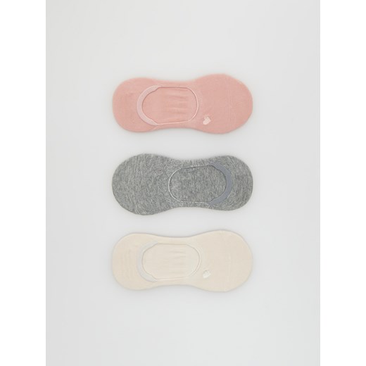 Reserved - Skarpety stopki 3 pack - Kremowy Reserved 35-38 Reserved
