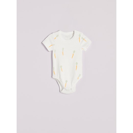 Reserved - Bawełniane body 3pack - Biały Reserved 74 Reserved