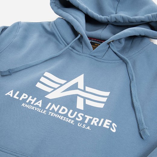 Bluza męska Alpha Industries Basic Hoody 178312 538 Alpha Industries S okazyjna cena sneakerstudio.pl
