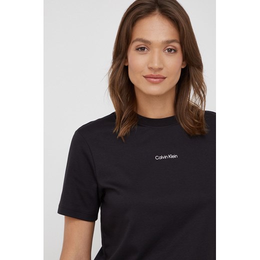 Calvin Klein t-shirt bawełniany kolor czarny Calvin Klein S ANSWEAR.com