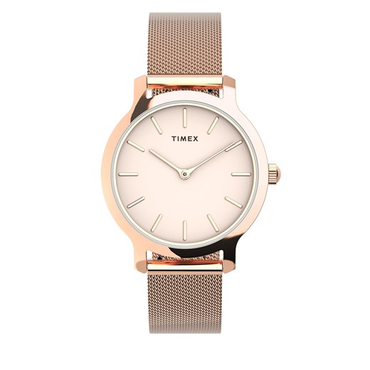 Zegarek TIMEX - Transcend TW2U86600 Rose Gold/Rose Gold  eobuwie.pl