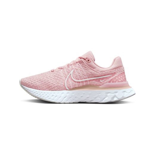 Damskie buty do biegania po asfalcie Nike React Infinity Run Flyknit 3 - Różowy Nike 44.5 Nike poland