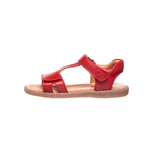 Skórzane sandały "Reno" w kolorze czerwonym Bundgaard 34 okazja Limango Polska