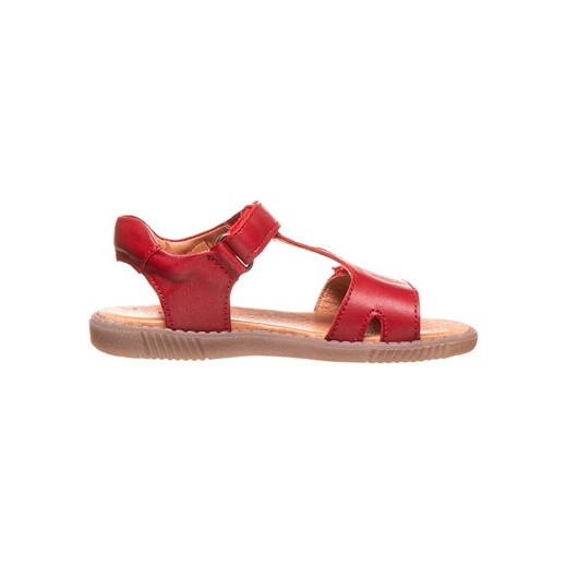 Skórzane sandały "Reno" w kolorze czerwonym Bundgaard 25 okazja Limango Polska
