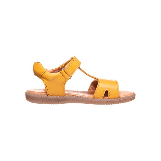 Skórzane sandały "Reno" w kolorze żółtym Bundgaard 33 Limango Polska wyprzedaż