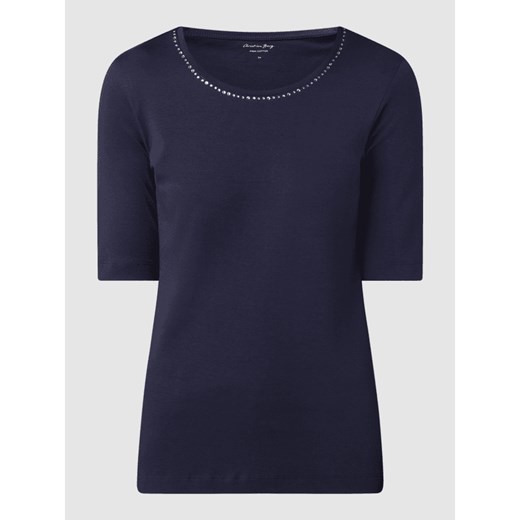 T-shirt z bawełny pima Christian Berg Woman 34 Peek&Cloppenburg  okazja