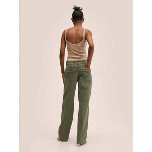 Mango Jeansy Emily 27047887 Zielony Straight Fit Mango 36 MODIVO