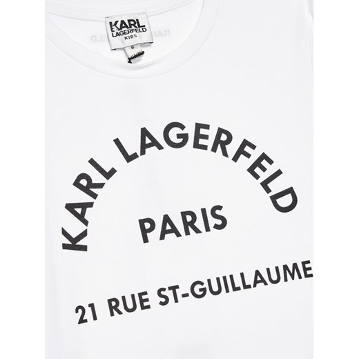 KARL LAGERFELD T-Shirt Z15T59 M Biały Regular Fit Karl Lagerfeld 4Y MODIVO okazja