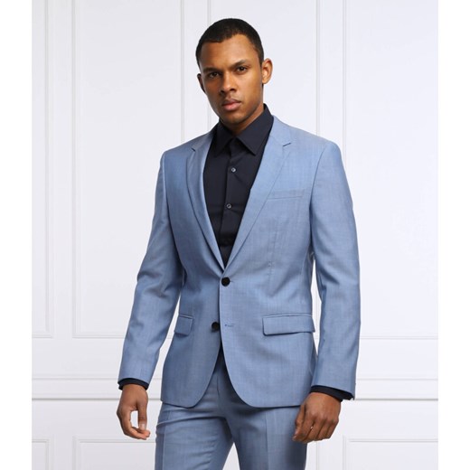 HUGO Wełniany garnitur Henry/Getlin | Slim Fit 50 Gomez Fashion Store