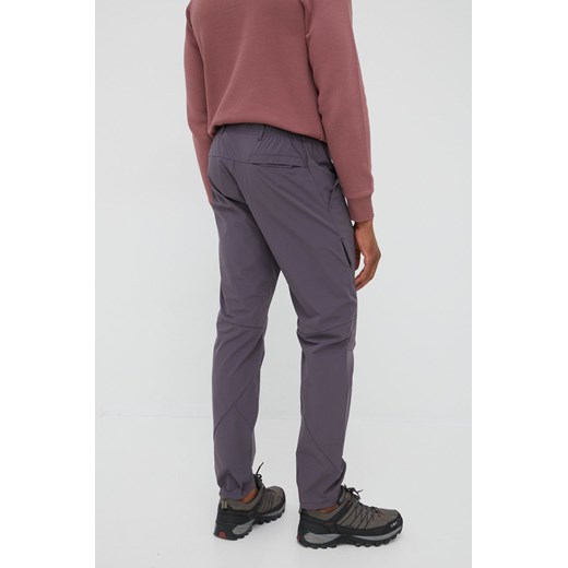 4F spodnie outdoorowe męskie kolor szary proste S ANSWEAR.com