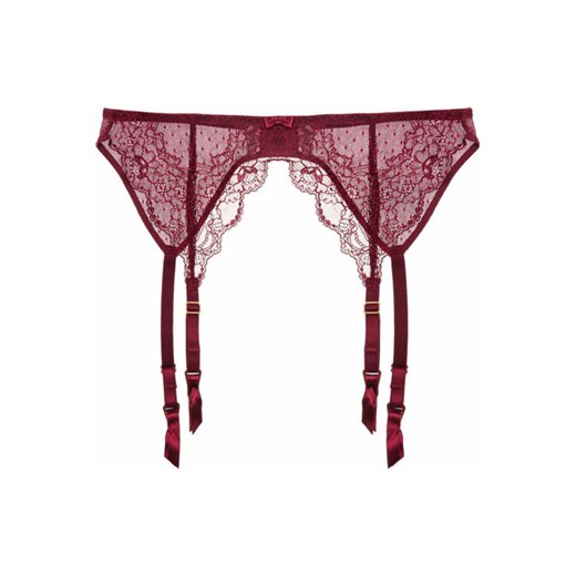 Minnie Sipping lace and point d'esprit suspender belt