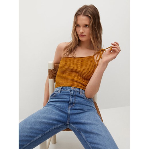 Mango Jeansy Newmom 17010583 Niebieski Mom Fit Mango 36 MODIVO