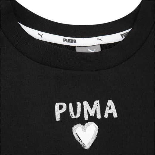 Bluza dziewczęca Puma ALPHA CREW czarna 58136401 Puma 152 wyprzedaż Sportroom.pl
