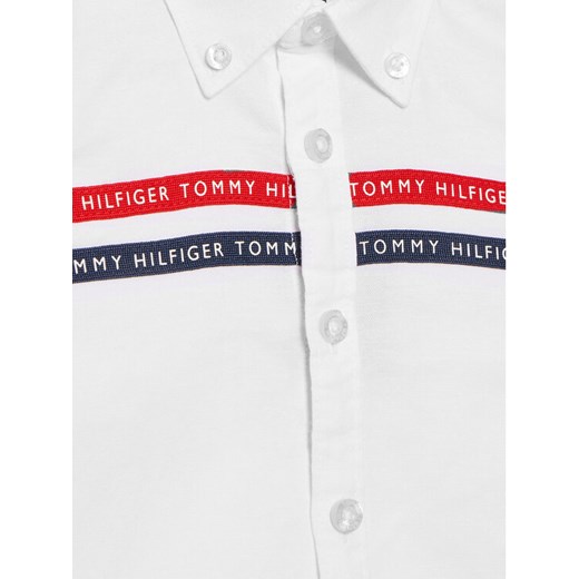 Tommy Hilfiger Koszula Tape Oxford KB0KB07434 M Biały Regular Fit Tommy Hilfiger 6Y MODIVO