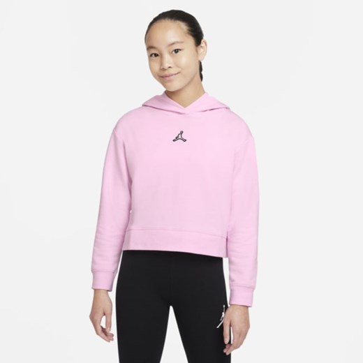 Bluza z kapturem dla dużych dzieci (dziewcząt) Jordan - Różowy Jordan S Nike poland
