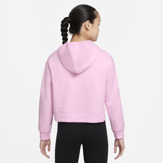 Bluza z kapturem dla dużych dzieci (dziewcząt) Jordan - Różowy Jordan L Nike poland