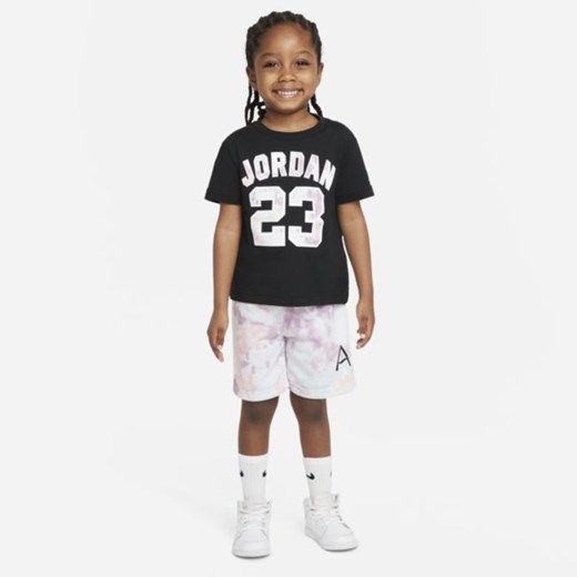 Zestaw T-shirt i spodenki dla maluchów Jordan - Szary Jordan 4T Nike poland
