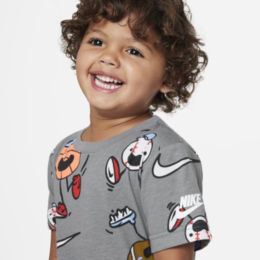 T-shirt dla małych dzieci Nike - Szary Nike 36 Nike poland