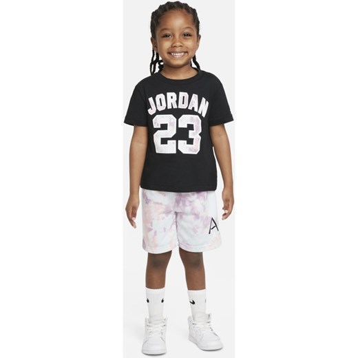 Zestaw T-shirt i spodenki dla maluchów Jordan - Szary Jordan 3T Nike poland