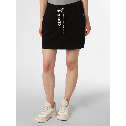 DKNY Spódnica damska Kobiety Bawełna czarny jednolity ze sklepu vangraaf w kategorii Spódnice - zdjęcie 139597467