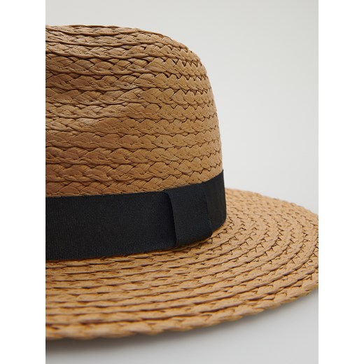 Reserved - Pleciony kapelusz - Beżowy Reserved M Reserved