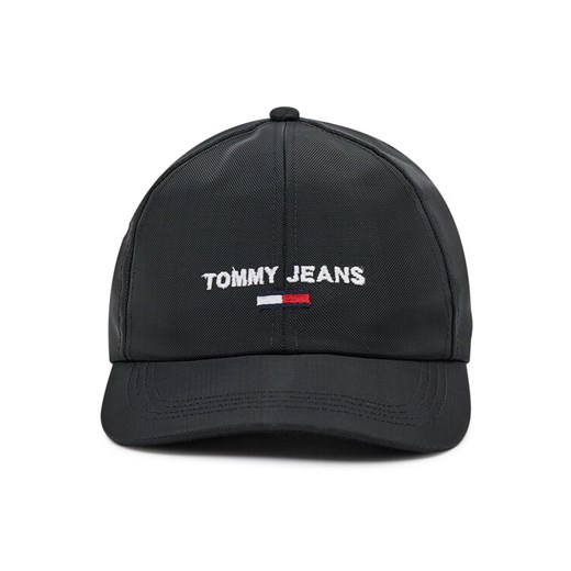 Tommy Jeans Czapka z daszkiem Sport Cap AW0AW09909 Czarny Tommy Jeans 00 okazja MODIVO