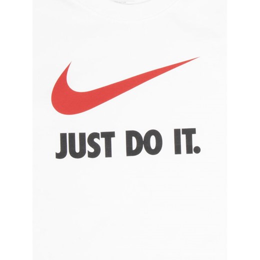 Nike T-Shirt Nsw Swoosh AR5249 Biały Standard Fit Nike M MODIVO wyprzedaż