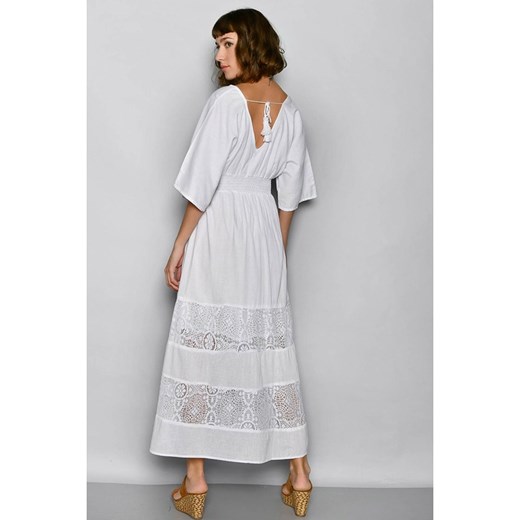 Sukienka w kolorze białym Tarifa XL okazyjna cena Limango Polska