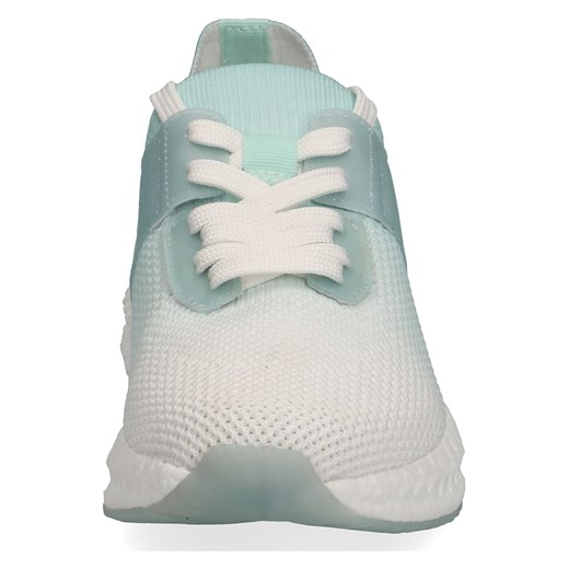 Skórzane sneakersy "Nikifly" kolorze turkusowym Caprice 36 okazyjna cena Limango Polska