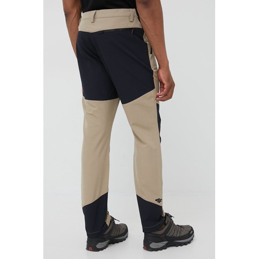 4F spodnie outdoorowe męskie kolor beżowy S ANSWEAR.com