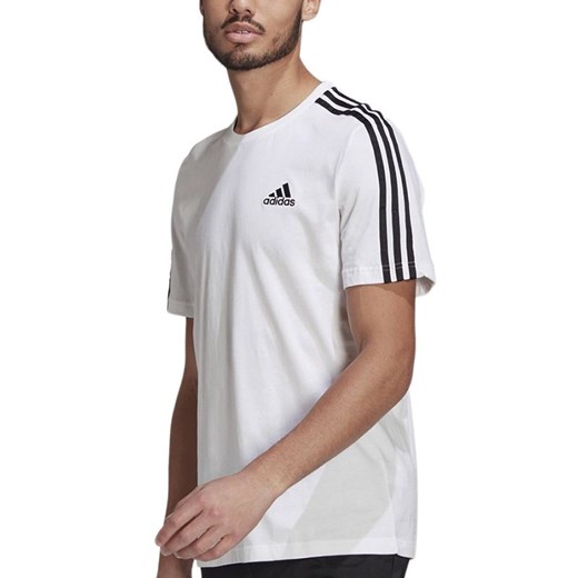 Koszulka adidas Essentials 3-Stripes GL3733 - biała M streetstyle24.pl