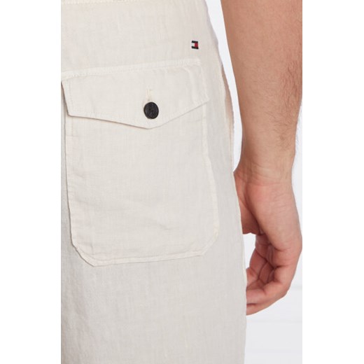 Tommy Hilfiger Lniane szorty HARLEM | Relaxed fit Tommy Hilfiger 31 wyprzedaż Gomez Fashion Store