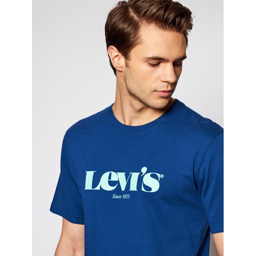 Levi's® T-Shirt Tee 16143-0127 Granatowy Relaxed Fit XXL MODIVO wyprzedaż
