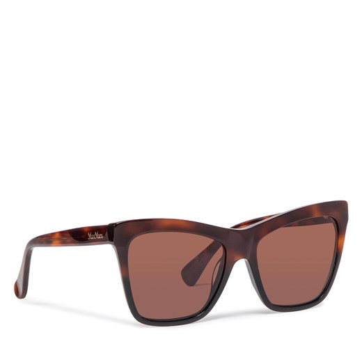 Okulary przeciwsłoneczne MAX MARA - Logo2 MM0008/S 56E Havana/Gradient Brown Max Mara 55 eobuwie.pl