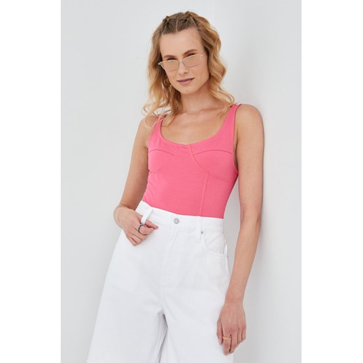 Calvin Klein Jeans body damskie kolor różowy M ANSWEAR.com