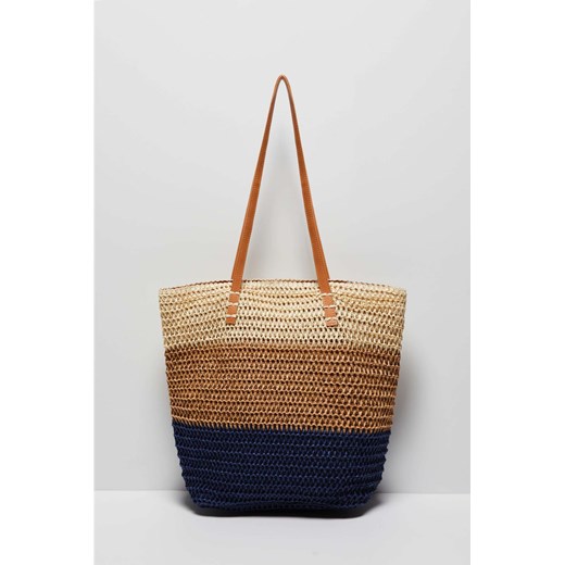 Słomkowa torba shopper uniwersalny Moodo.pl
