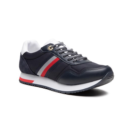 Tommy Hilfiger Sneakersy Casual City Runner FW0FW05560 Granatowy Tommy Hilfiger 40 promocja MODIVO
