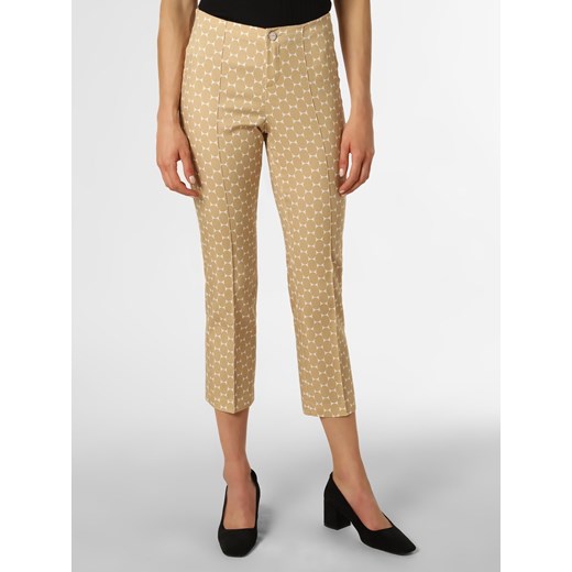 Rosner Spodnie Kobiety Bawełna beżowy w kropki ze sklepu vangraaf w kategorii Spodnie damskie - zdjęcie 139755549